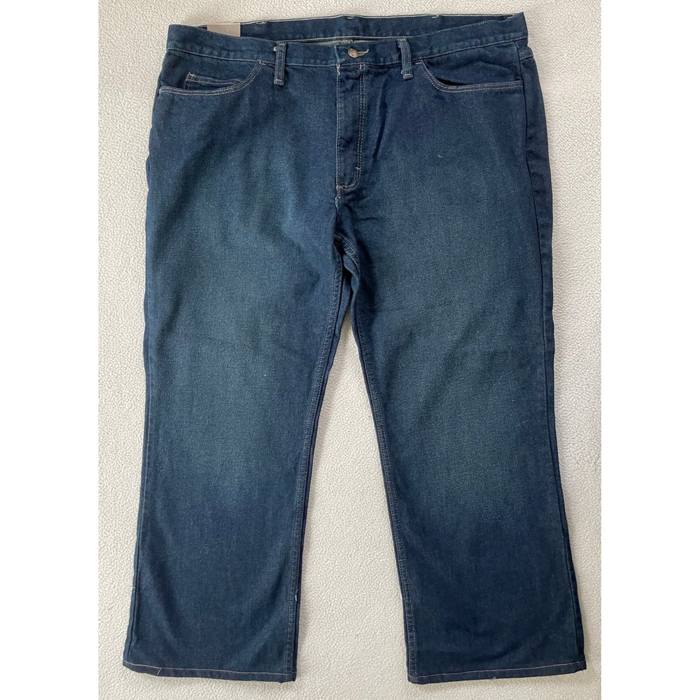 Bulwark Mens 42x29 Jeans Blue Flame Resistant FR Straight Leg Work Pants PEJMSD4
